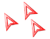Red 3D Animated Cursors cursor preview