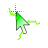 green electricity cursor