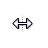 Horizontal resize cursor