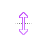 Vertical resize cursor