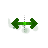 Horizontal resize cursor