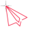 txt Red Origami cursor