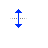 Vertical resize cursor