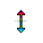 Vertical resize cursor
