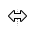 Horizontal resize cursor