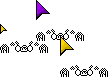 Kaomojis Cursors preview
