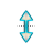 Vertical resize cursor
