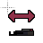 Horizontal resize cursor
