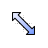 Blue Diagonal Resize 1 Universal cursor