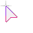 purple white pink mixed cursor