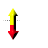 Vertical resize cursor