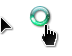 Windows 7 Green Glowing Cursors preview