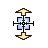 Vertical resize cursor