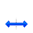 Horizontal resize cursor