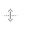 Vertical resize cursor