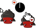 Kawaii Cute Little Skull Pequeña Calavera Tierna Cursors preview