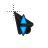 Vertical resize cursor