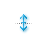 Vertical resize cursor