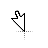 Vertical resize cursor