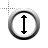 Vertical resize cursor