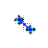 Blue Spinner Diagonal Resize 1 cursor