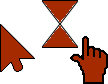 Windows XP Bronze Cursors preview