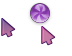 Purple Heart Kawaii Cursors preview