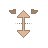 Vertical resize cursor
