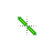 Green diagonal2 cursor