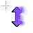 Vertical resize cursor