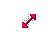 Red Diagonal 2 cursor