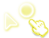 Yellow Neon Glass Cursors preview