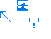 Blue pixel Cursors preview