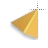 Left Gold Wedge cursor