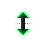 Vertical resize cursor