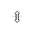 Vertical resize cursor