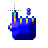 Cute pointy person cursor