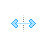 Horizontal resize cursor