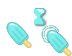 Blue Candy Cursors preview