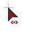 Horizontal resize cursor