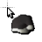 Black santa hat - Old School RuneScape cursor