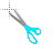 Scissors Light Blue cursor