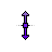 Vertical resize cursor
