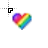 Rainbow Heart Cursors preview