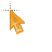Orange Glass Drip Cursor cursor