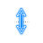 Vertical resize cursor