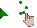 Metro X3 Light Cyan Cursors cursor preview