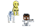 Star Wars pixel characters Cursors preview