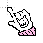 'w' person (in a cute jumper) who- cursor