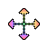 Vertical resize cursor